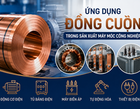 Ứng dụng của đồng cuộn trong sản xuất máy móc công nghiệp