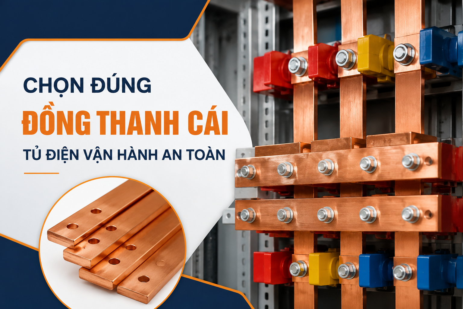 Cách chọn đồng thanh cái chuẩn cho tủ điện; Hướng dẫn chuẩn kỹ thuật