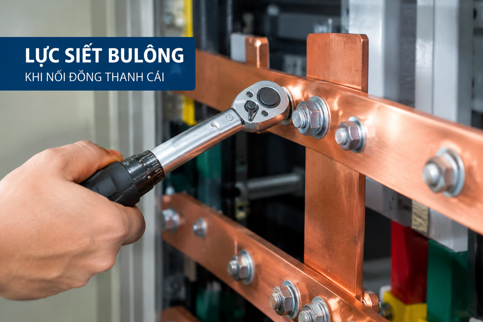 Lực siết bulông khi nối đồng thanh cái có quan trọng không?