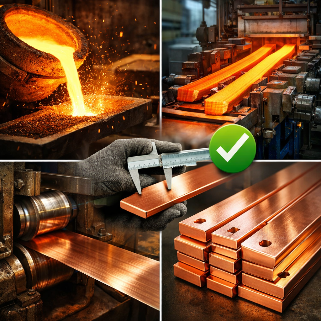 Quy trình sản xuất đồng thanh cái: Từ tinh luyện đến thành phẩm