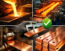 Quy trình sản xuất đồng thanh cái: Từ tinh luyện đến thành phẩm