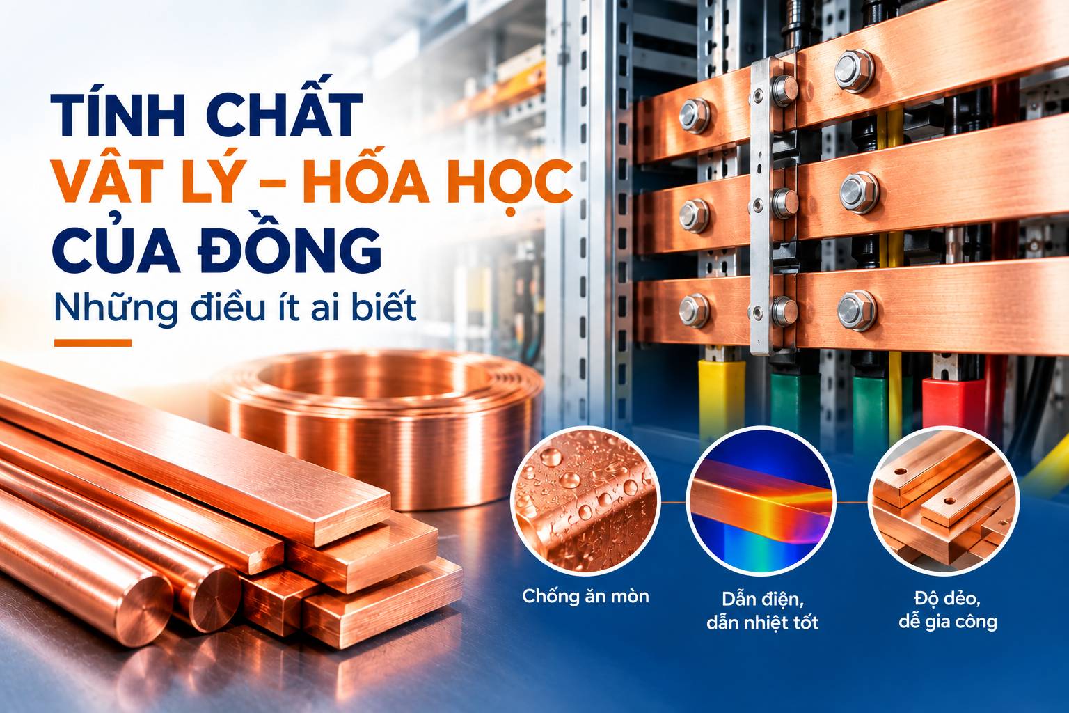 Tính chất vật lý hóa học của đồng Những điều ít ai biết